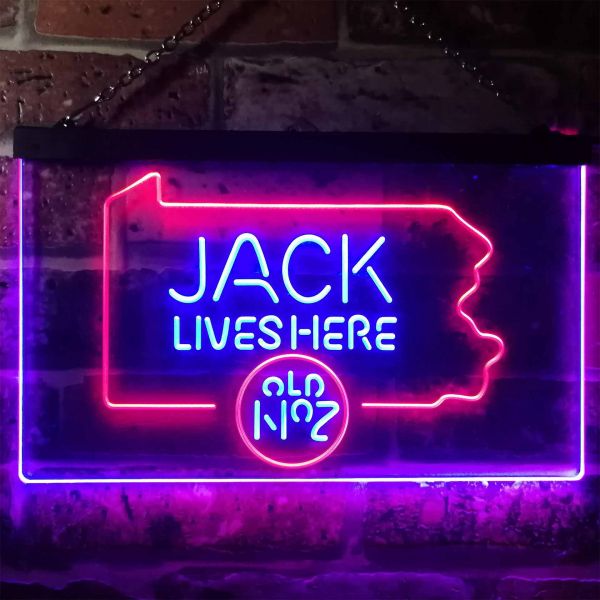 Jack Daniel's - Pennsylvania Dual LED Neon Light Sign